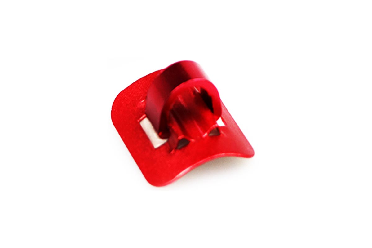 Cable clips red